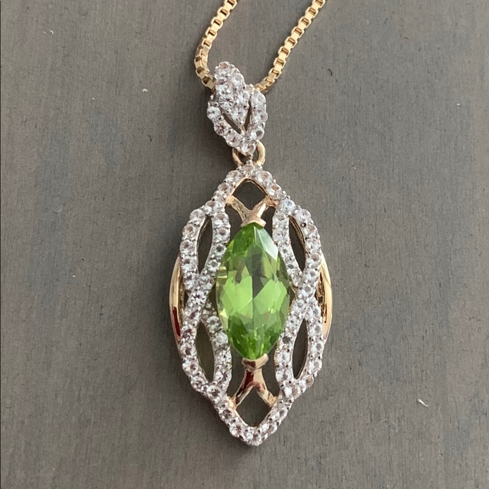 Peridot Necklace appraised for $1150